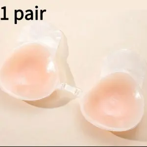 Invisible Strapless Silicone Bra Pad, Ideal for String Dresses and Wedding Gowns, Summer Push-Up Effect, Thin and Breathable Invisible Bra
