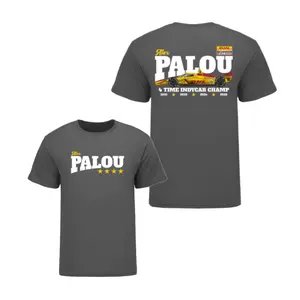 Alex Palou IndyCar Champion Graphic T-Shirt USA – 4 Time Racing Champion Double Sided Shirt for Motorsport Fans Men