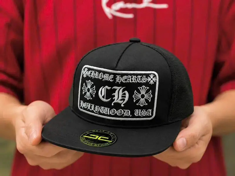 Vintage Gothic Cross Patch Mesh Trucker Cap Unisex Streetwear Adjustable Snapback Hat