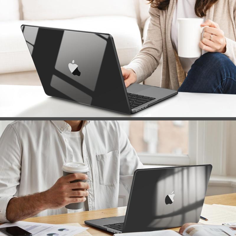 Fintie Crystal Hard Shell Case for MacBook Pro 14 (M5/M4/M3/M2/M1 Chip), Ultra-Slim Transparent Protective Cover for MacBook Pro 14-inch