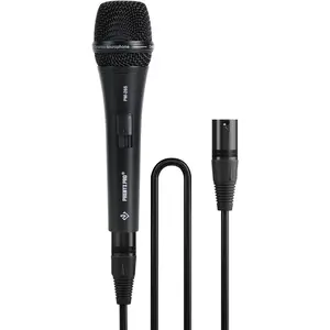 Vocal Microphone, Supercardioid Dynamic Mic with 16.4 ft XLR , Mic Clip, Storage Bag, Wired Handheld Microphone for Singing, Stage, Studio, Karaoke (PM-26S)