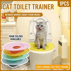 Cat Training Toilet Trainer, Automatic Cat Litter Box, Litter Tray, Upgrade Version, Essential Pet Accessory, Easy to Use, Durable Design