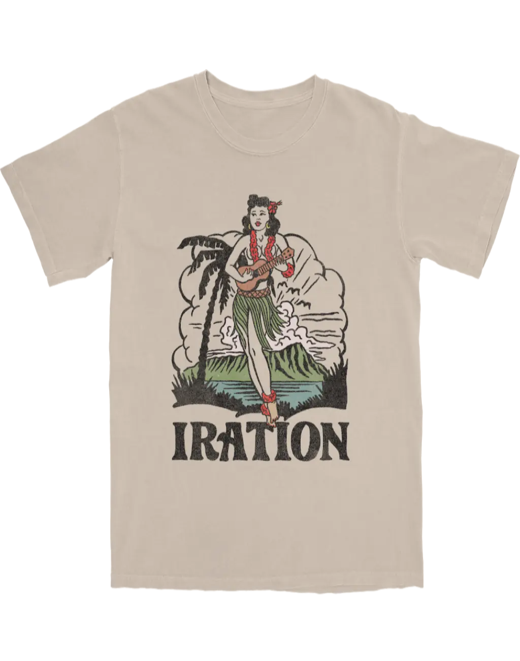 Hula Girl Tee (Off-White)