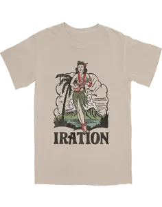Hula Girl Tee (Off-White)