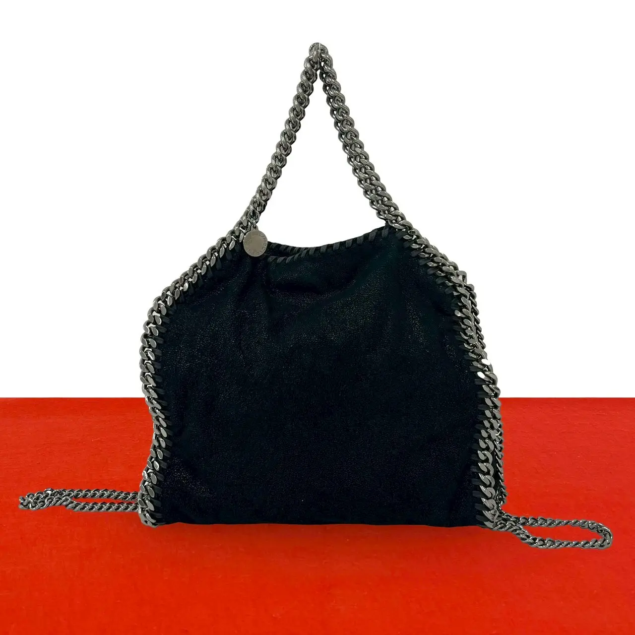 Pre-owned Stella McCartney Vegan Leather Shoulder Bags Falabella Eco Leather 2way Shoulder Bag