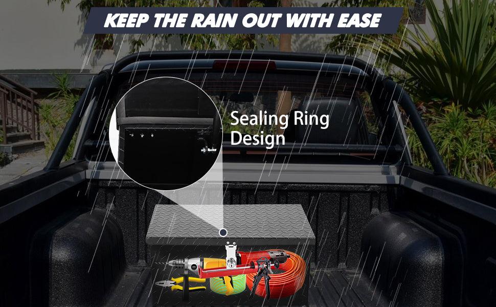 GARVEE 20 Inch Aluminum Diamond Plate Tool Box: Secure, Heavy Duty, Waterproof Storage for Truck Beds and RVs with Lock, Keys, and Side Handle GARVEE 20 Inch Aluminum Diamond Plate Tool Box: Secure, Heavy Duty, Waterproof Storage for Truck Beds and RVs with Lock, Keys, and Side Handle