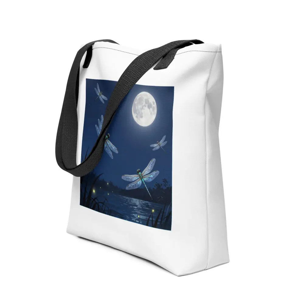 Dragonfly White Tote Bag