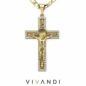 Vivandi Jesus Cross Necklace