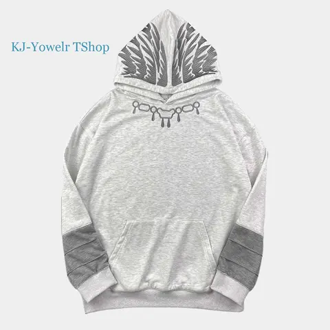 Jujutsu Kaisen Hoodie Mahoraga Washed Gray Hoodie Anime Unisex Hoodie Fashionable and suitable for daily wear Thin Hoodie Suitable for Spring Casual Women Sweatshirts Womenswear