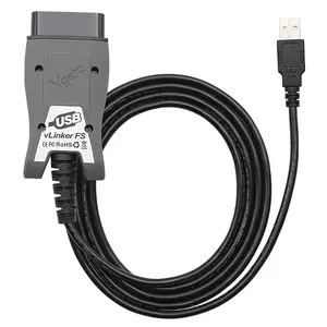 Vgate vLinker FS FORScan USB OBD2 Scanner, HS/MS-CAN Auto Switch & 18V FEPS Programming All-in-One Diagnostic Tool for Ford Lincoln Mazda, Premium Practical Father’s Day Gift for Ford Enthusiast Owners