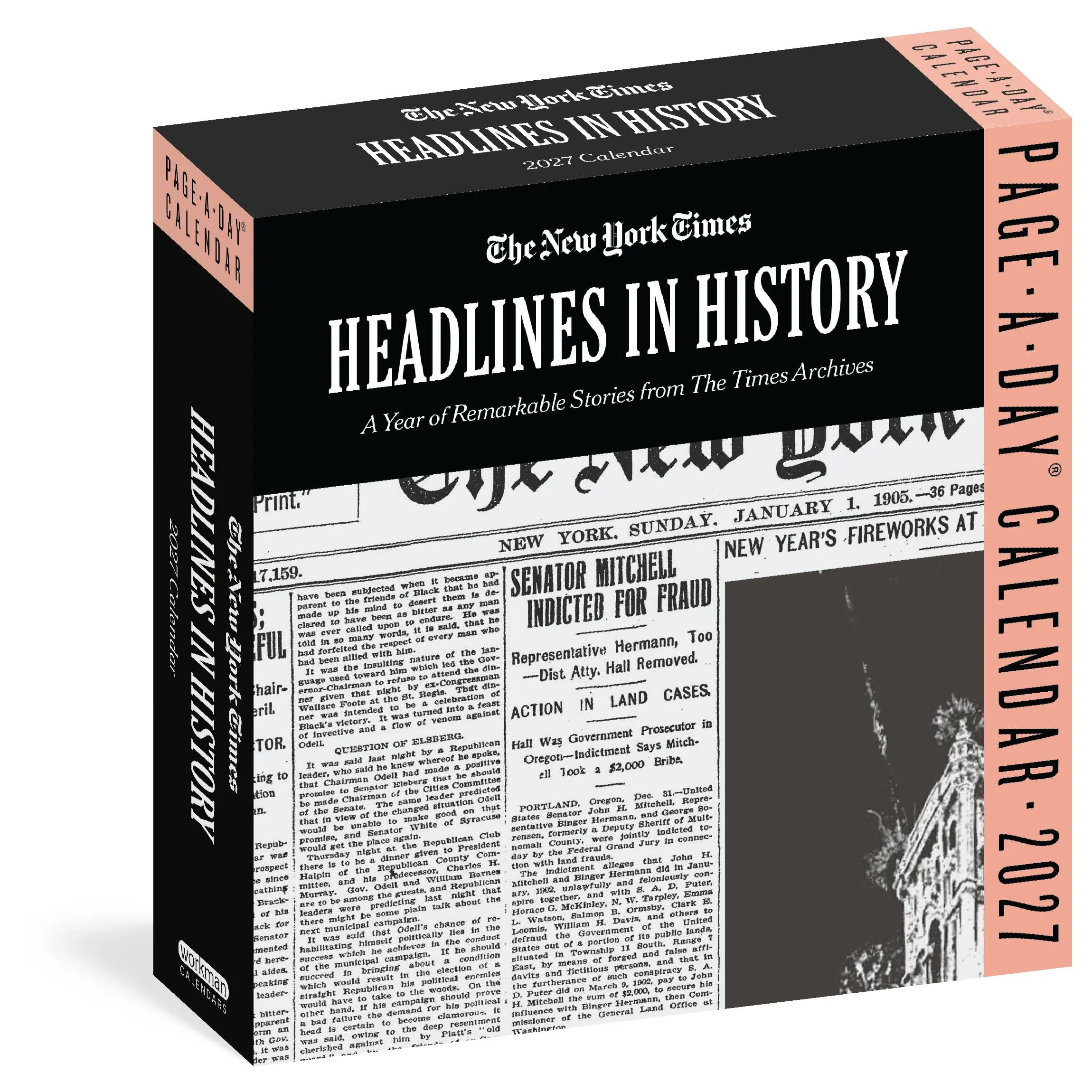 The New York Times Headlines in History Page-A-Day® Calendar 2027 by The New York Times, Workman Calendars