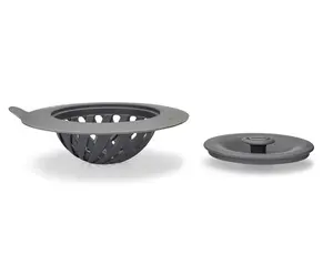 Catch & Close Sink Strainer - Gray