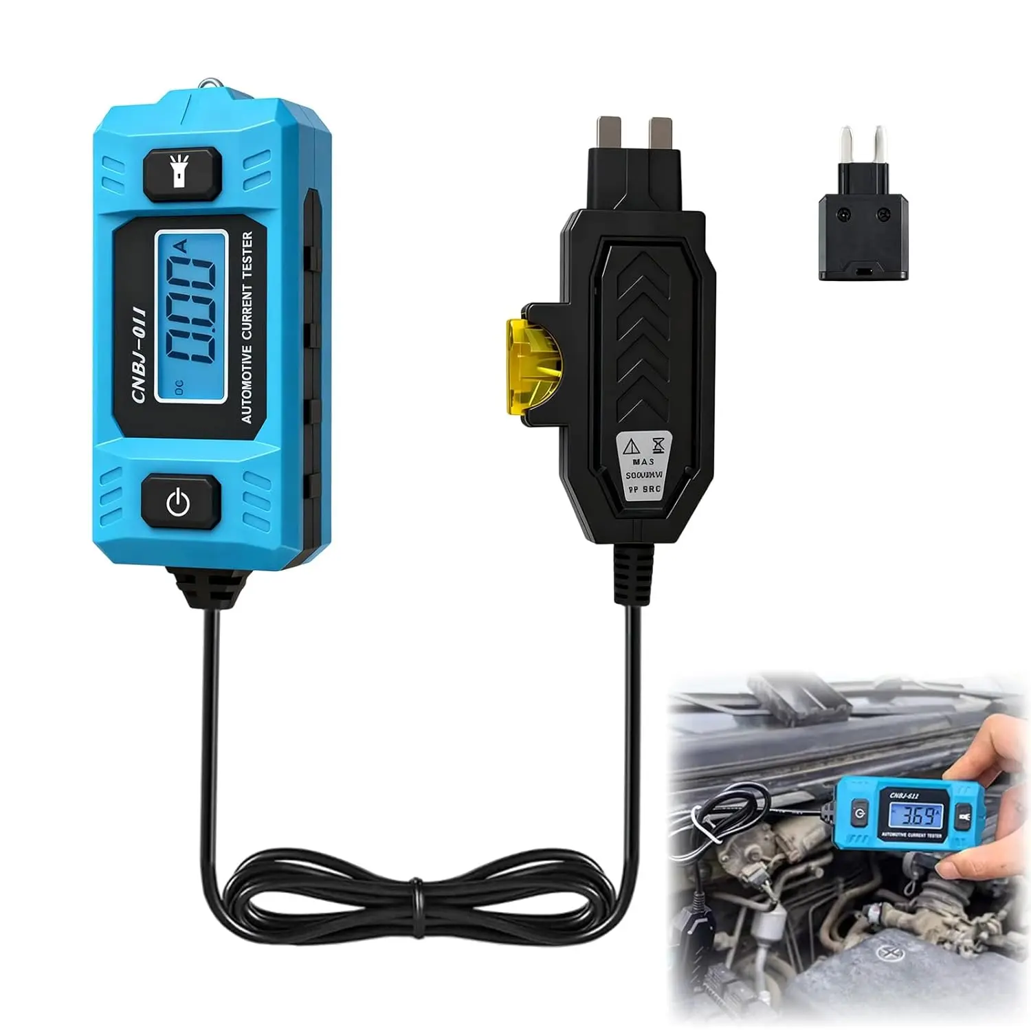 Car Circuit Probe Tester, Automobile Current Tester, Circuit Measure, Fuse Tester Max 48V, Automotive Tester, Fault Test Tool,Diagnostic Tool