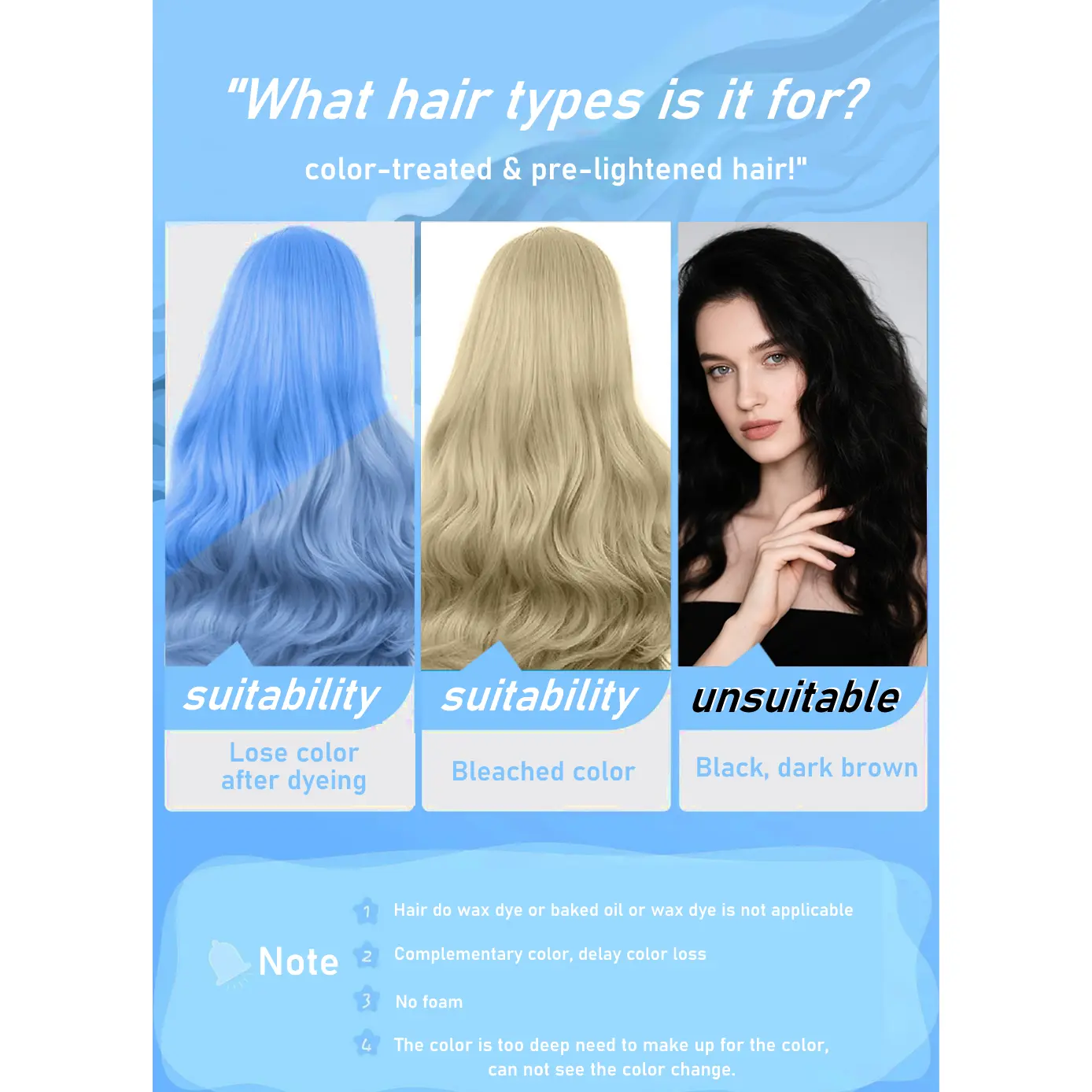 Color-Lock Shampoo (Includes 30ml Hair Mask)| Blue Hair Color