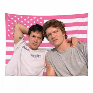 Heated Rivalry Hockey Decorative Tapestry – Enemies-to-Lovers Concept, High-Resolution Fabric, Multiple Sizes