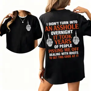 Warning: built by years of being pissed off Funny T- shirt,Grunge,men
