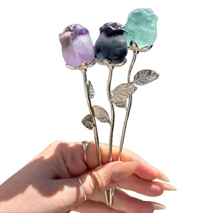 Fluorite Crystal Rose