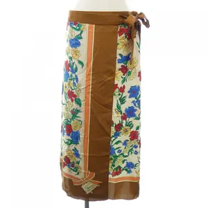 Pre-owned GUCCI Silk Small Leather Goods 747232 ZANN9 Skirt