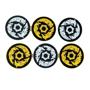 Crimson Game Desert Coaster Set With or Without Cork Backing 3D Printed Video Game Fan Decor for Apartment or Friend Unique Design