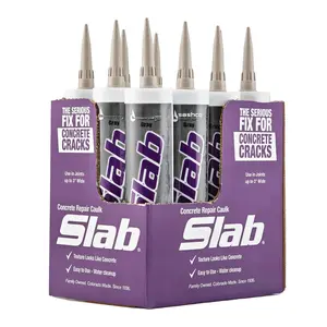 - 16210-12 Slab Concrete Crack Repair Sealant, 10.5 Ounce , Gray (Pack of 12)