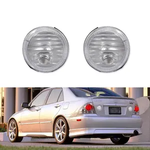 2PCS FIT FOR 2001 2002 2003 2004 2005 LEXUS IS-300 IS300 CLEAR LENS REAR TRUNK TAIL BRAKE LAMPS LIGHT,Replace OEM 8159153011, 8158153011, LX2802100, LX2803100