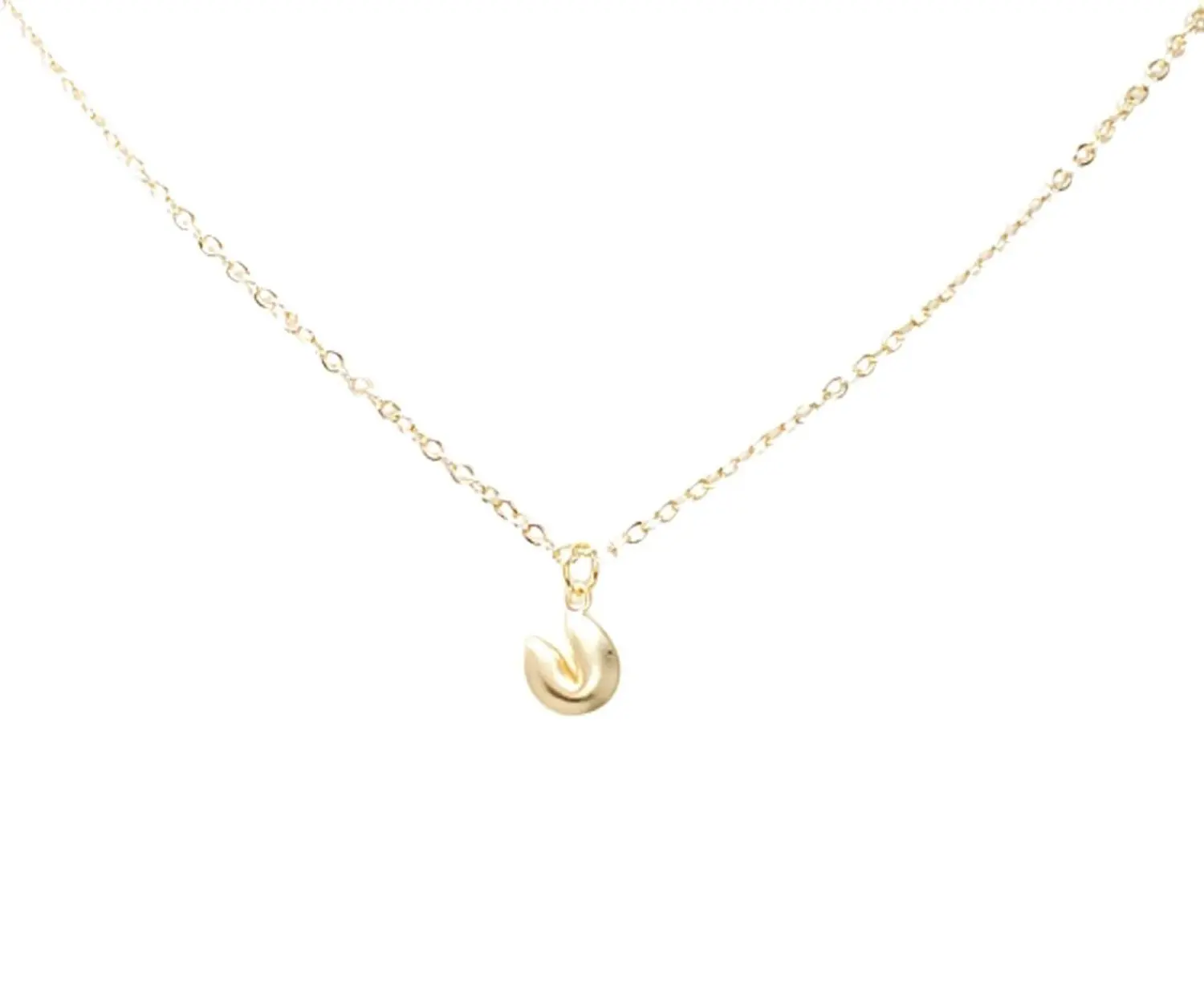 Petite Fortune Cookie Necklace