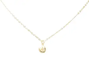 Petite Fortune Cookie Necklace