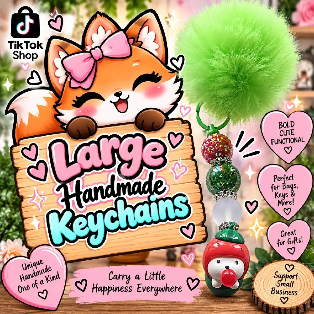 Large Handmade Keychains