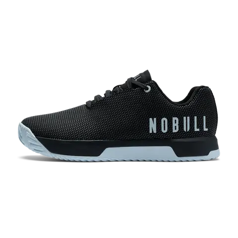 NOBULL Men's Outwork Edge Shoe in Jet Black Ice Water - OG Strength Training Shoe, Durable Gym Trainer, Lifting Sneaker