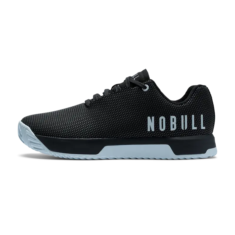 NOBULL Men's Outwork Edge Shoe in Jet Black Ice Water - OG Strength Training Shoe, Durable Gym Trainer, Lifting Sneaker