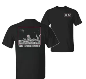Savage Tacticians Sniper Girl T Shirt, Tactical Shirt, Tactical Skull Graphic Shirt, Military Streetwear Apparel, Gift For Veterans,Soldier