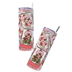 Super cute strawberry short cake 20oz tumbler