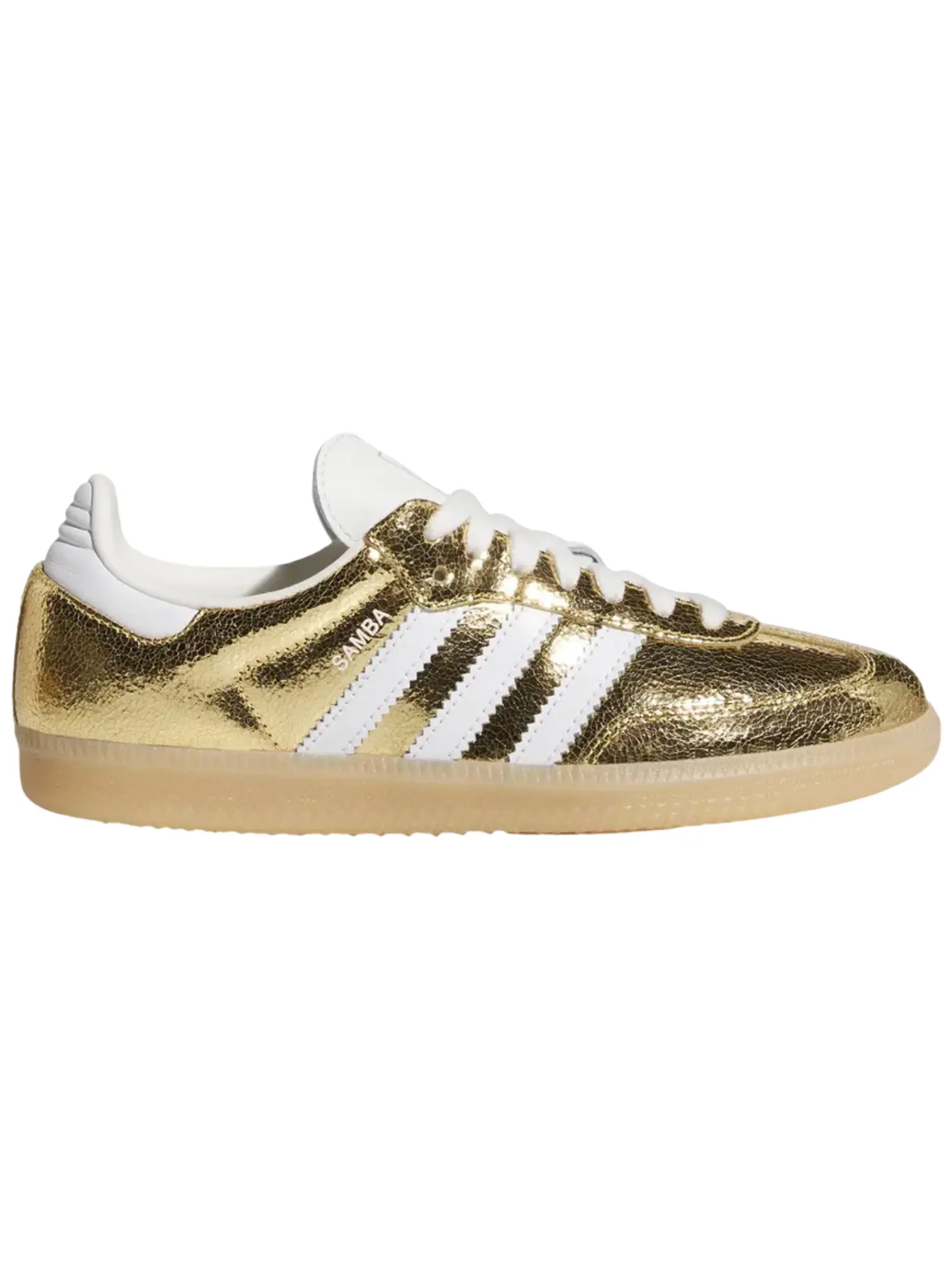 Adidas Originals Women's Cracked Leather Samba OG Sneakers, Gold, KI5719 -  TikTok Shop