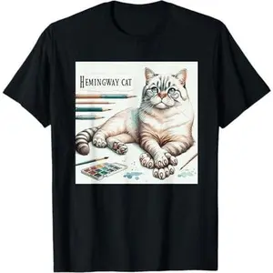 Hemingway cat 6 toed key west polydactyl T-Shirt