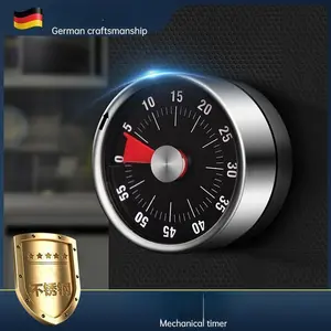 Kitchen timer, mechanical timer, children's self-discipline learning and homework reminder, magnetic cooking stopwatch alarm clock