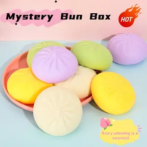 Big Dumpling Squishy Blind Box, Mysecret Bun Fidget Toy, Soft TPR & Silicone Material, Stress Relief, Unboxing Surprise, Random Style, Perfect for Valentine’s Day, Easter & Kids Gift Exchanges