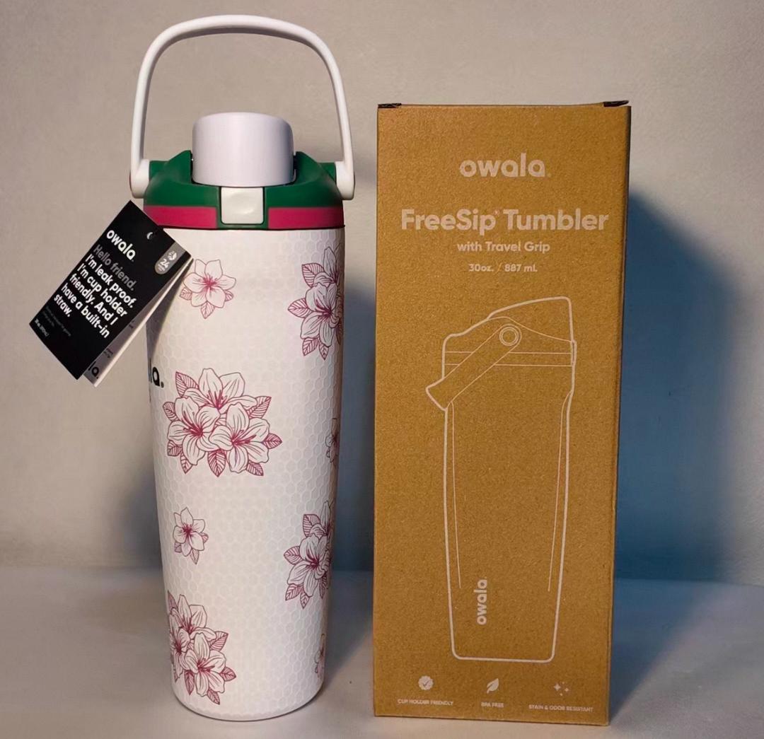 Owala Azalea 13 Limited Edition Bottle – Floral Insulated Tumbler with Straw, Cute Aesthetic Water Bottle Owala Azalea 13 Limited Edition Bottle – Floral Insulated Tumbler with Straw, Cute Aesthetic Water Bottle
