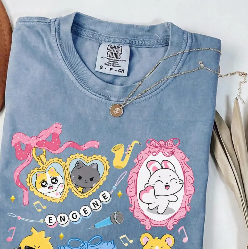 Comfort Colors OT7 Tee, 2026 Engene Graphic Shirt, Fan Girl Outfits, Festival Top, En Boy Kpop Tour Apparel Everyday...