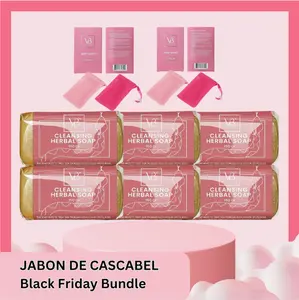 6× CLEANSING HERBAL SOAP & 4 SOAP SAVER