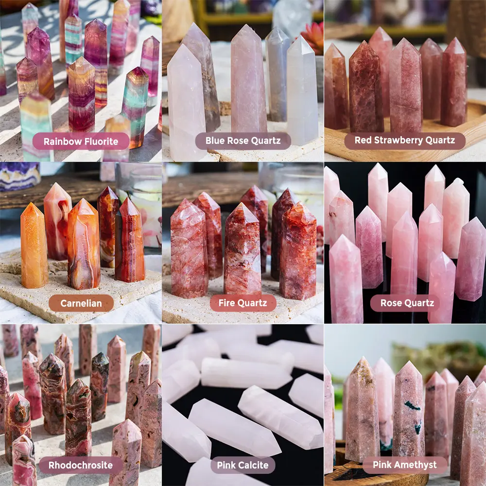 Natural Crystal Tower Collection Natural Crystal Tower Collection