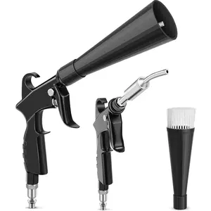 High-Pressure Car Interior Cleaning Gun Interior Blower Air Blower Car Detailing Gun Quick Drying Air Blower for Removing Dust and Dirt