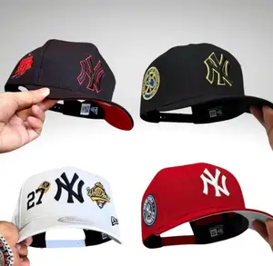 New Era MLB Snapback Hat – Adjustable Flat Bill Baseball Cap, NY Yankees LA Dodgers Sox Cardinals Nationals Street Style Hat