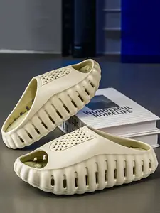 Men's Fashion Eva Sandals, Summer Casual Beach Slippers, Massage Sole, Functional Couple Shoes, Thick Bottom Height Increase