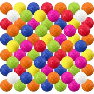 80 Pcs Foam Golf Balls Practice Balls Realistic Feel and Flight Sport Training for Indoor or Outdoor Backyard Golf Training