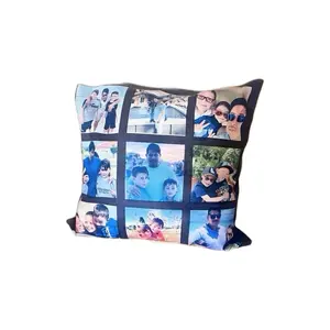 Personalized Pillow & Kids Learning Pillows - Customizable with 9 Photos or Double-Sided Photo - Perfect for Bedroom Decor