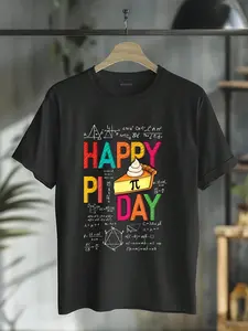 100% Cotton  Happy Pi Day Funny Math Day Pie Mathematics Student Teacher T-Shirt
