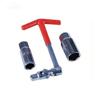 Car Spark Plug Socket Wrench Set, Universal Design for Spark Plug Repair, 3-Piece Tool Kit, Durable and Efficient