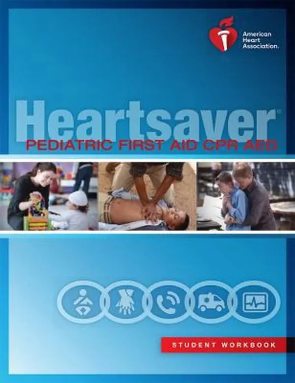 USED-Heartsaver Pediatric First Aid CPR AED by American Heart Association (Paperback)