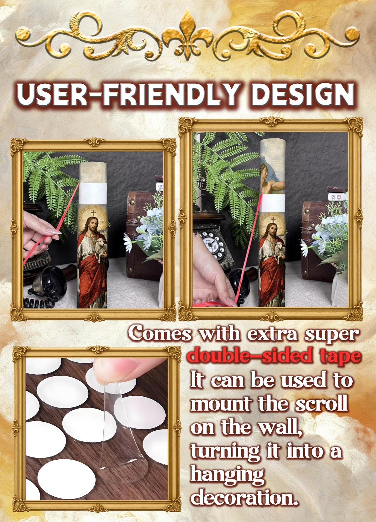 Biblical History Timeline Scroll Bible Timeline Chart Christian Wall Art 2 Meter Illustrated Scripture Timeline from Genesis to Revelation Bible Study Poster Religious Educational Chart Home Classroom Decor Christian Gifts for Men Women Families