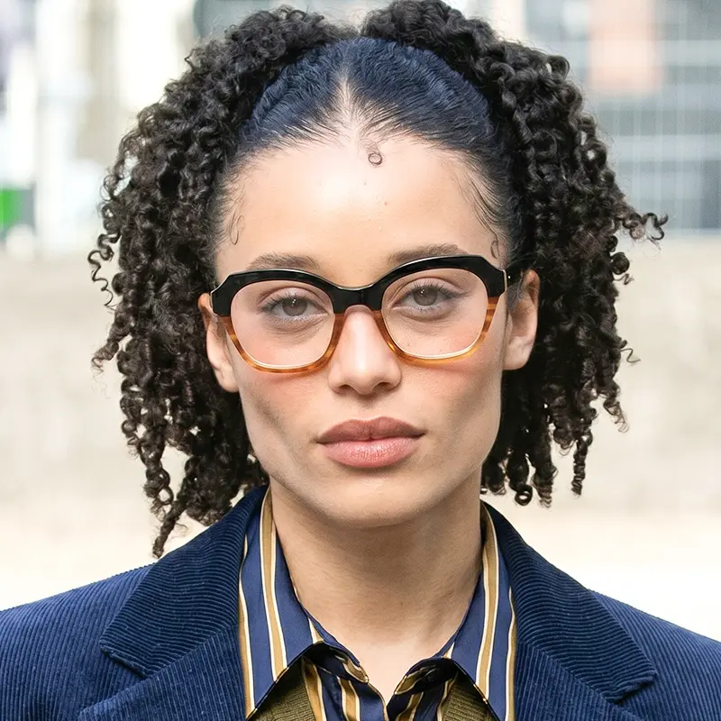 Leon Max 6019 Premium Prescription Women's Eyeglasses Frames - Lightweight Full-Rim Contemporary Plastic Build, Sturdy Long-Lasting Construction, Fashion Eyewear for Work/School Daily Use